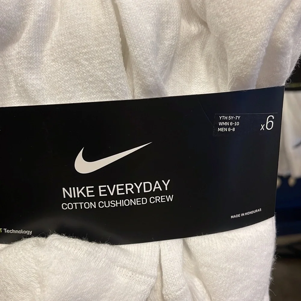 Nike Training Crew Socks (6 Pairs) Nike Everyday Cushioned